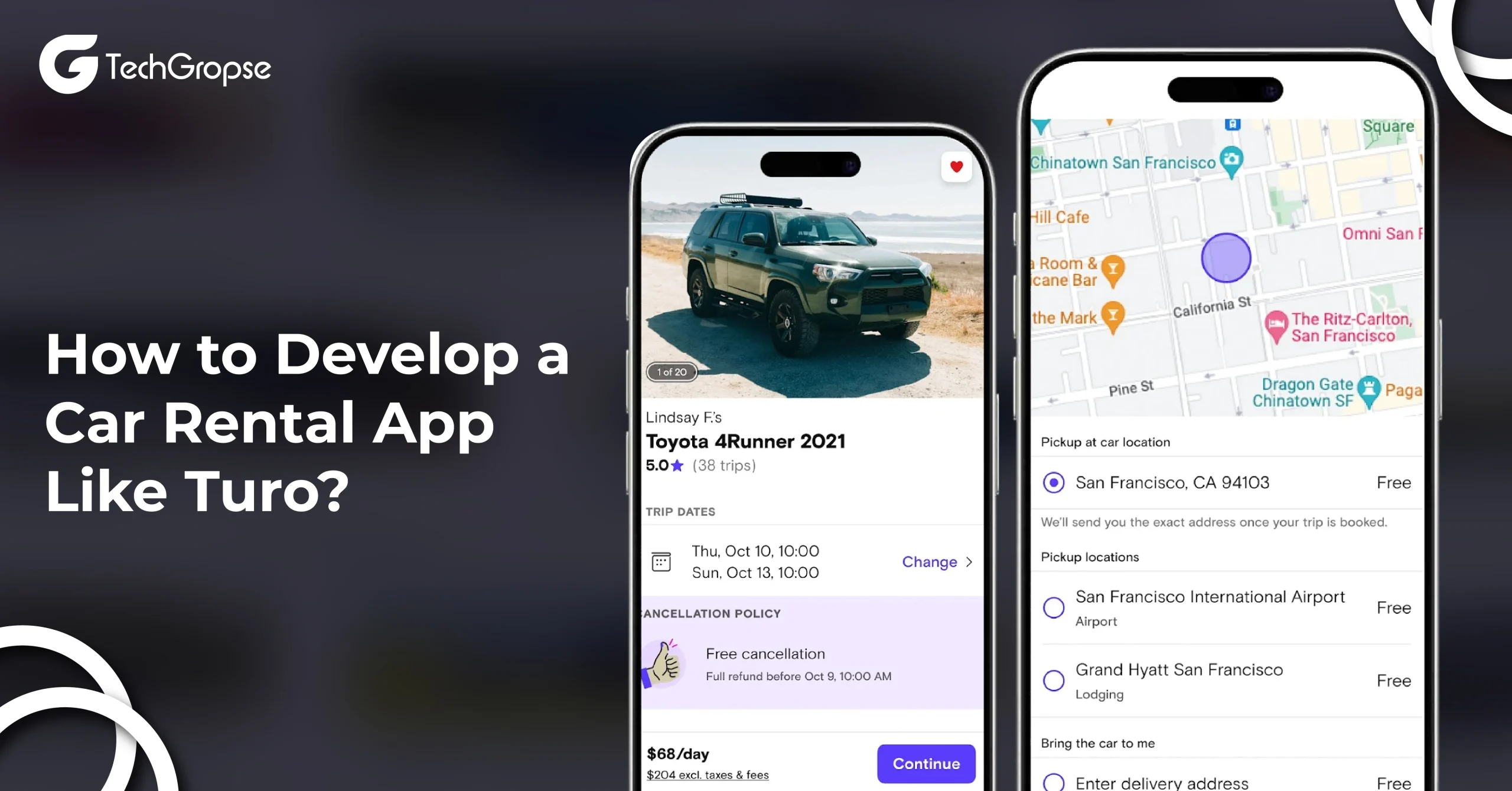 Develop a Car Rental App Like Turo in 2025