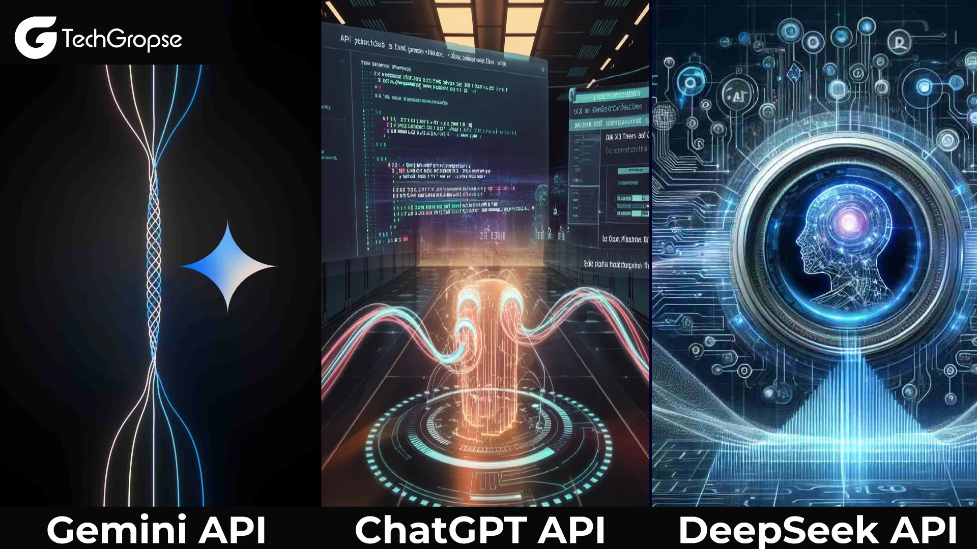 DeepSeek Vs Google Gemini Vs ChatGPT Difference in API Integration