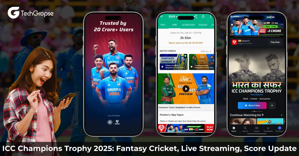 ICC Champions Trophy 2025 Fantasy Cricket, Live Streaming, Score Update & much More