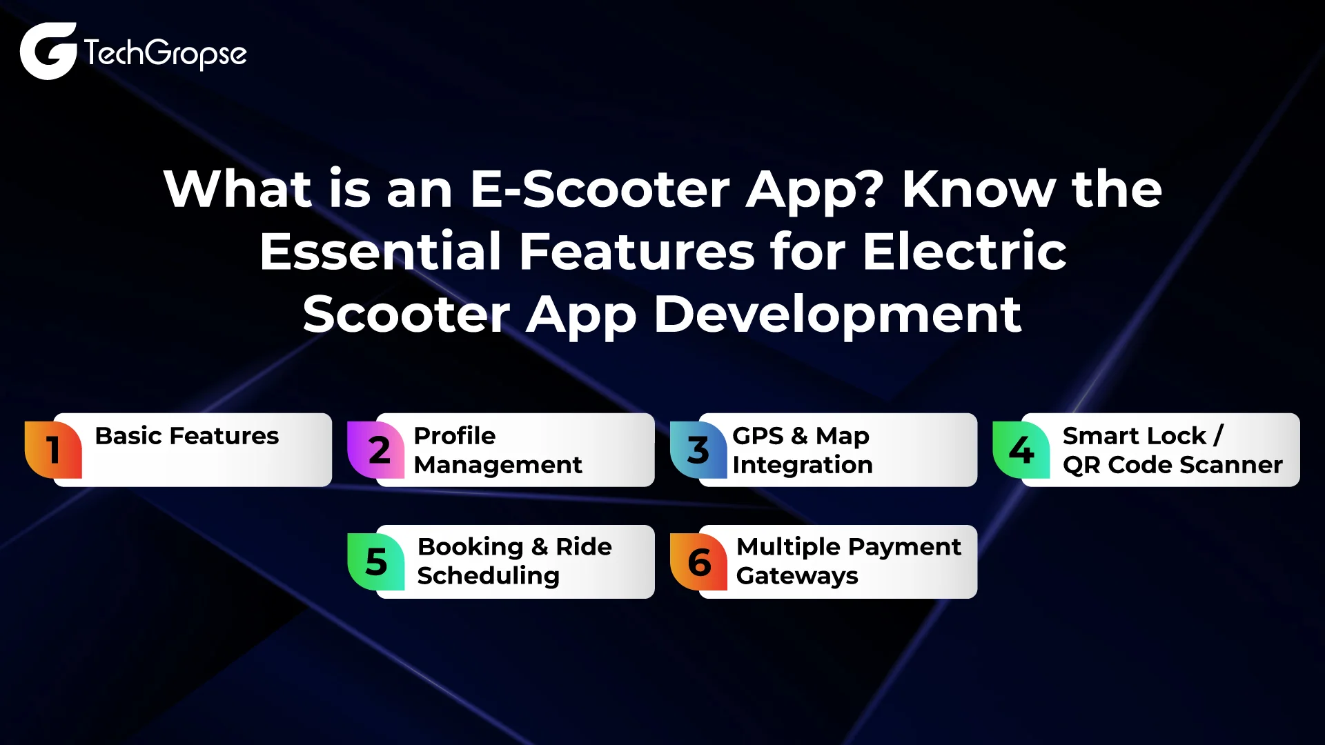 What is an E-Scooter App? Know the Essential Features for Electric Scooter App Development