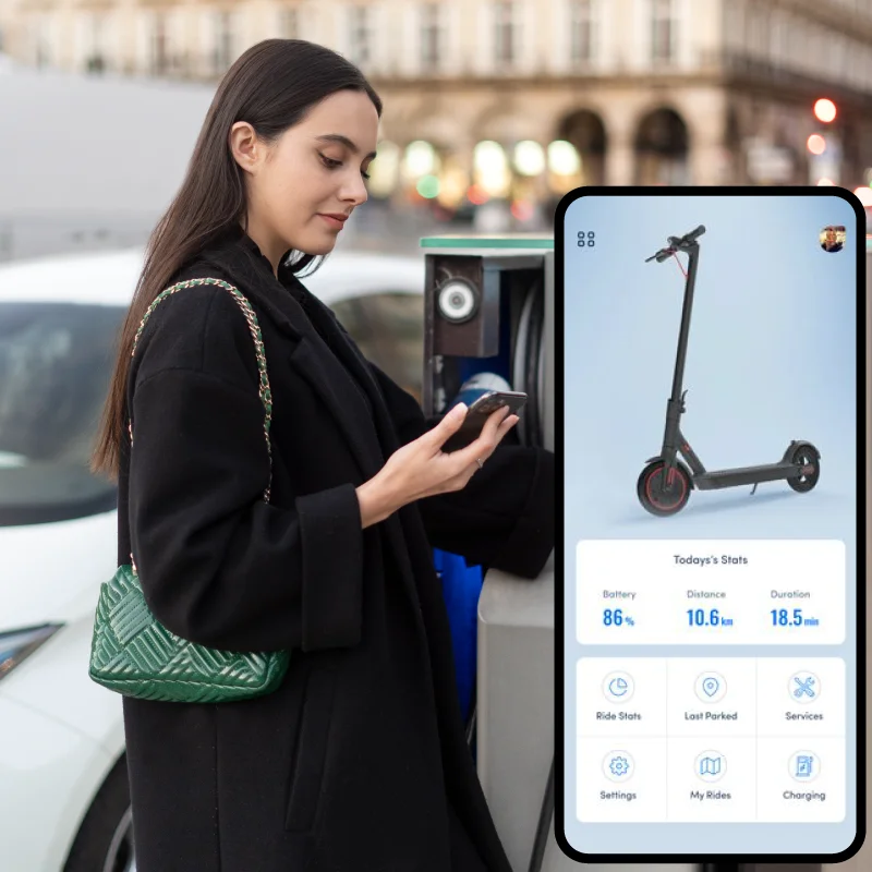custom scooter sharing app development services