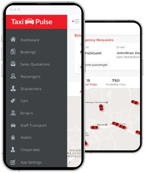 taxi booking app development