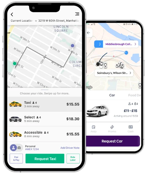 taxi application development