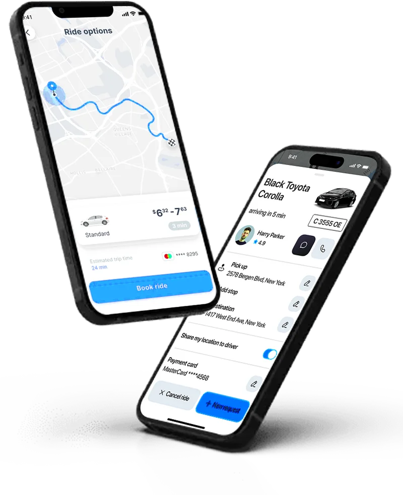 taxi booking app development services